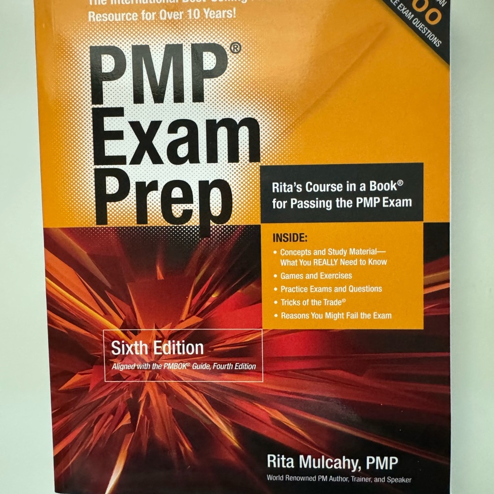 PMP Exam Prep Book - Sixth Edition